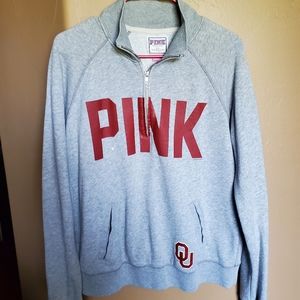 Victoria secret pink collegiate zip